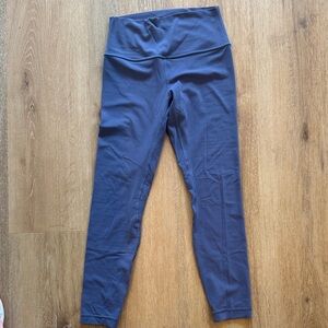 Lululemon medium purple 25” align leggings. Size 6. Like new!